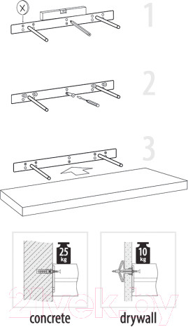 Изображение товара Полка Domax FS 24/24 JSZ / 65065 (235x235, серый)