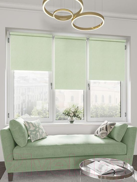 Изображение товара Рулонная штора LEGRAND Бриз 66x175 / 58 068 796 (салатовый)