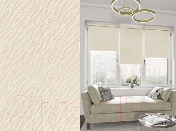 Изображение товара Рулонная штора LEGRAND Бриз 42.5x175 / 58 068 759 (крем)