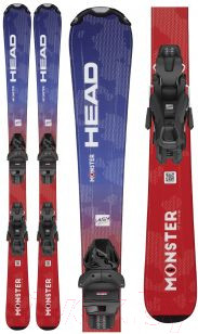 Изображение товара Горные лыжи Head Monster Easys JRS 87 / 314381 (Red/Blue)