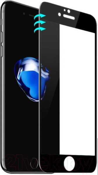 Изображение товара Защитное стекло для телефона Case Full Glue Privacy для iPhone 6/6S Plus (черный)