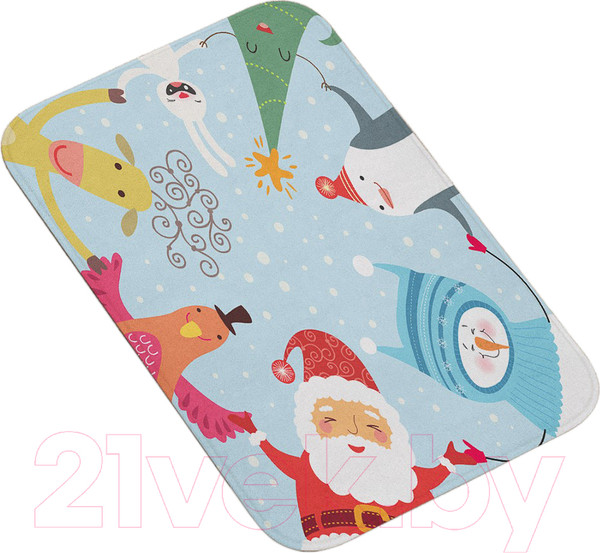 Изображение товара Коврик для ванной JoyArty Веселый хоровод / bath_78074