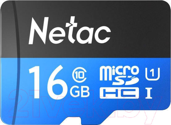 Изображение товара Карта памяти Netac MicroSD P500 Standard 16GB (NT02P500STN-016G-R)