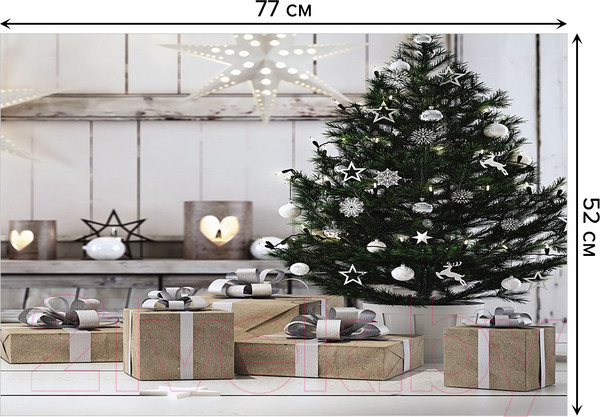 Изображение товара Коврик для ванной JoyArty Аккуратные подарки / bath_78646