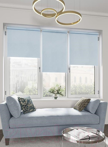 Изображение товара Рулонная штора LEGRAND Бриз 90x175 / 58 068 831 (голубой)