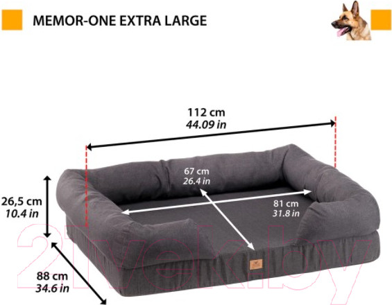 Изображение товара Лежанка для животных Ferplast Memor-One XL / 81065599