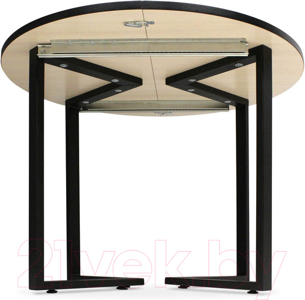 Изображение товара Обеденный стол Sheffilton SHT-T41/100-140 (статуарио венато/черный)