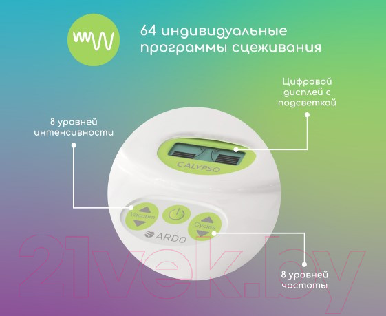 Изображение товара Молокоотсос электрический ARDO Calypso 63.00.195
