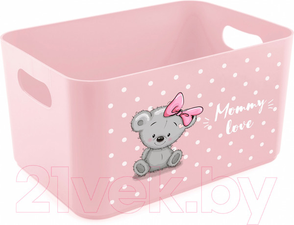 Изображение товара Ящик для хранения Berossi Mommy love АС 48963000 (розовый)