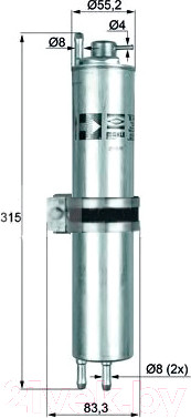 Изображение товара Топливный фильтр Knecht/Mahle KLH12