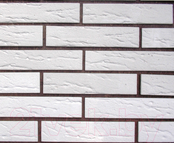 Изображение товара Декоративный камень гипсовый Polinka Кирпич классический 0500 (белый)