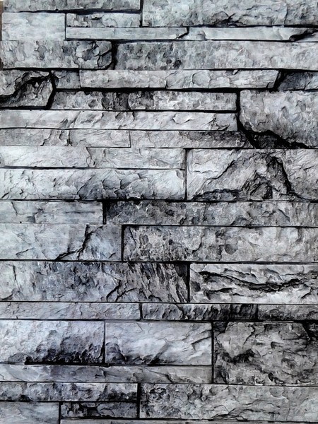 Изображение товара Декоративный камень гипсовый Polinka Сланец карпатский 1406 (серый)