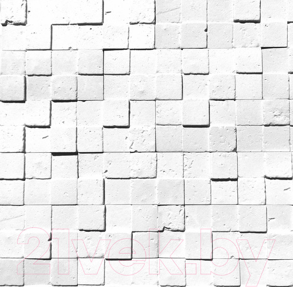 Изображение товара Декоративный камень гипсовый Polinka Тарвертин 0400 (белый)