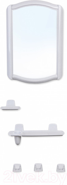 Изображение товара Комплект мебели для ванной Berossi 46 НВ 04604000 (белый мрамор)