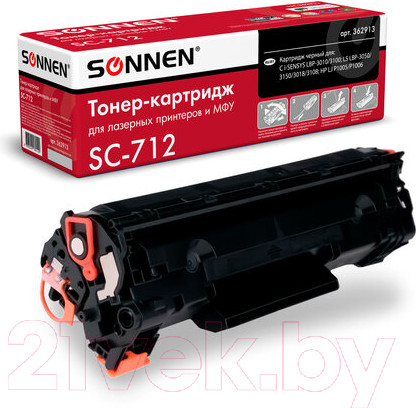 Изображение товара Картридж Sonnen SC-712 / 362913