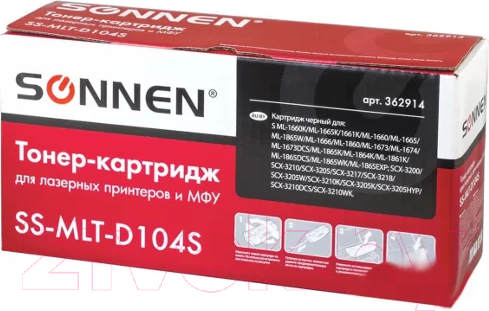 Изображение товара Картридж Sonnen SS-MLT-D104S / 362914