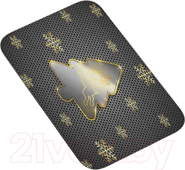 Изображение товара Коврик для ванной JoyArty Золотая ель / bath_5694