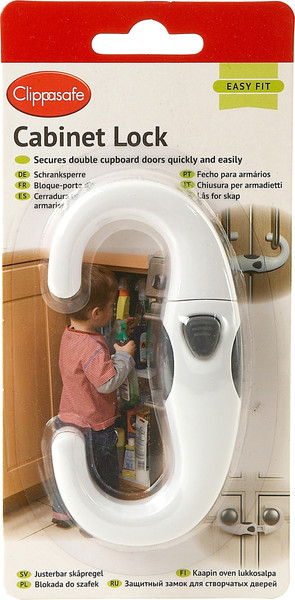 Изображение товара Блокиратор мебельный Clippasafe CL72/1 (белый, 1шт)