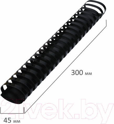 Изображение товара Пружины для переплета Brauberg 45мм / 530932 (50шт, черный)