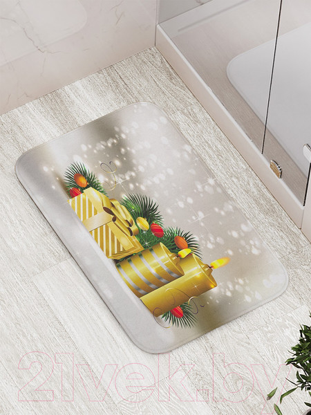 Изображение товара Коврик для ванной JoyArty Подарок при свечах / bath_78059