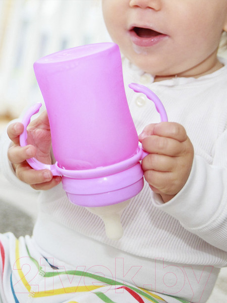 Изображение товара Набор держателей для бутылочки Everyday Baby 10422 (светло-розовые)