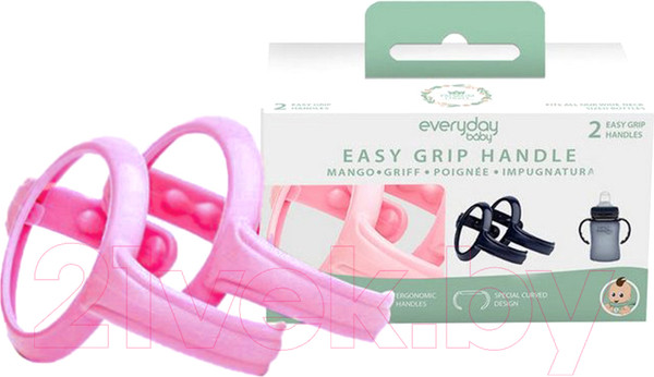 Изображение товара Набор держателей для бутылочки Everyday Baby 10422 (светло-розовые)