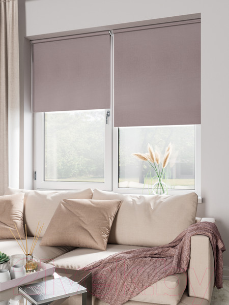 Изображение товара Рулонная штора LEGRAND Декор 90x175 / 58 079 961 (пепел розы)