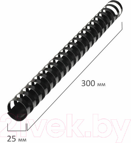 Изображение товара Пружины для переплета Brauberg 25мм / 530928 (50шт, черный)