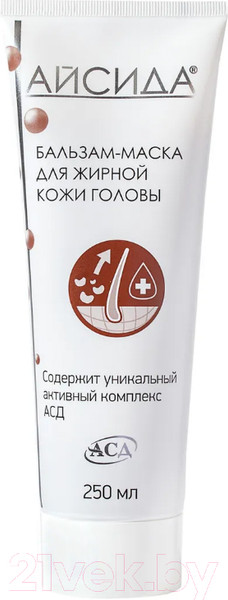 Изображение товара Бальзам-маска для волос Айсида Для жирной кожи головы (250мл)