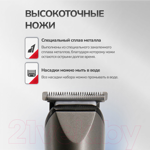 Изображение товара Машинка для стрижки волос Atlanta ATH-6924 (серый)