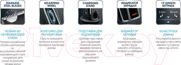 Изображение товара Машинка для стрижки волос Rowenta TN1410F1