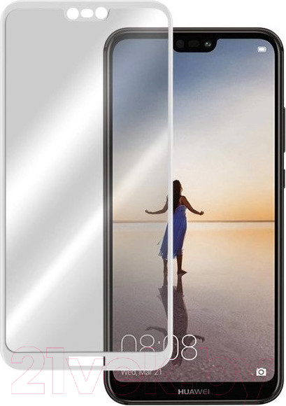 Изображение товара Защитное стекло для телефона Case 3D для Huawei P20 (белый)