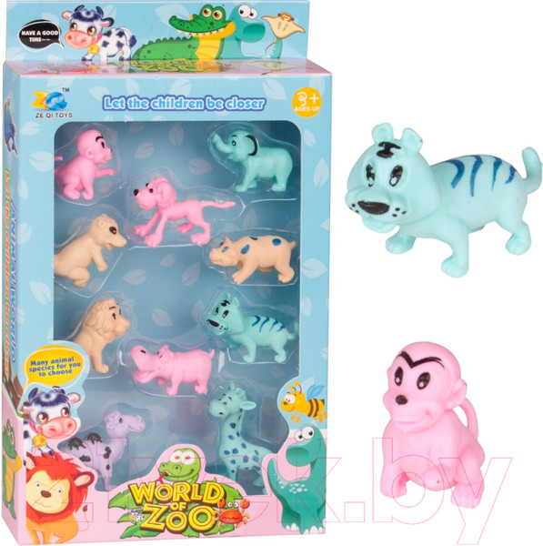 Изображение товара Набор фигурок игровых Ze Qi Toys Набор животных. Африка / 2020-49