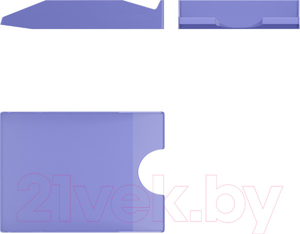 Изображение товара Лоток для бумаг Erich Krause Office Pastel / 55543 (фиолетовый)