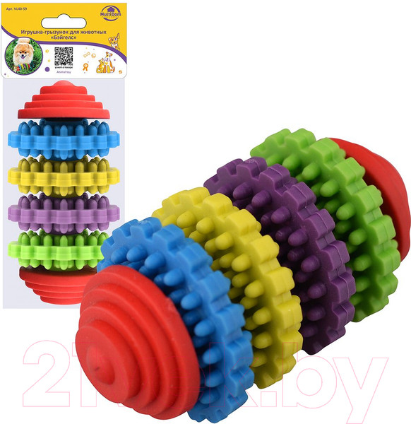 Изображение товара Игрушка для животных Мультидом Бэйгелс / VL40-59