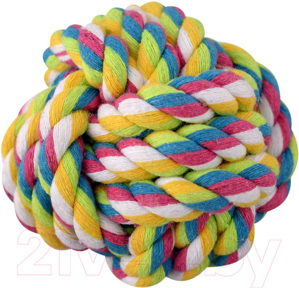 Изображение товара Игрушка для животных Мультидом Мячик-полосатик / VL40-61