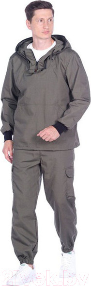 Изображение товара Костюм для охоты и рыбалки Huntsman Антигнус-Эконом Смесовая Рип-Стоп Хаки (48-50/170-176)