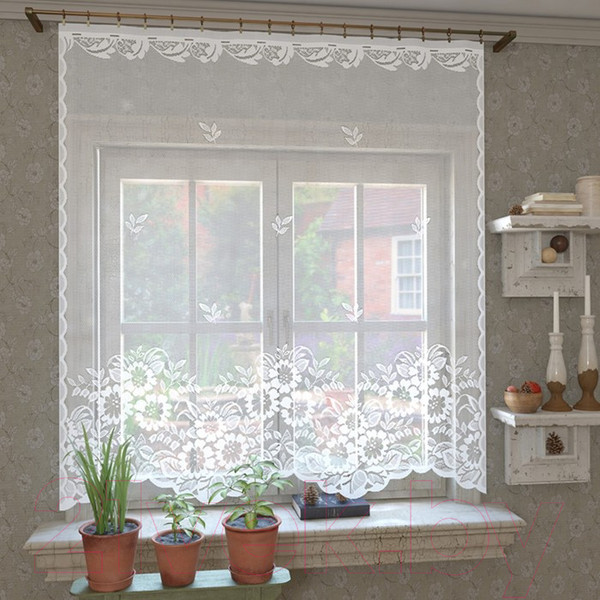 Изображение товара Гардина Лента М491 (165x160, белый)