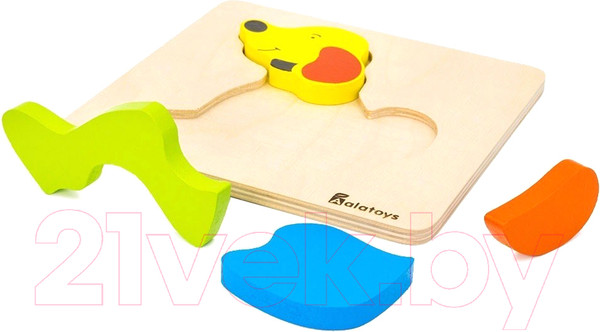 Изображение товара Развивающая игрушка Alatoys Пазл. Собачка / ПЗЛ1803