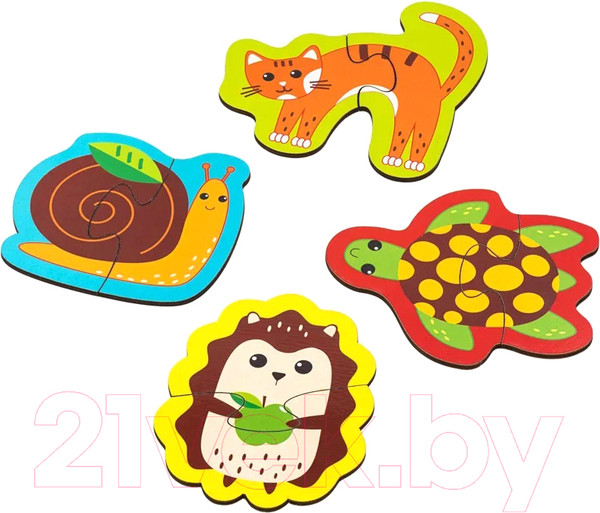 Изображение товара Развивающая игрушка Alatoys Животные / ПЗЛ08