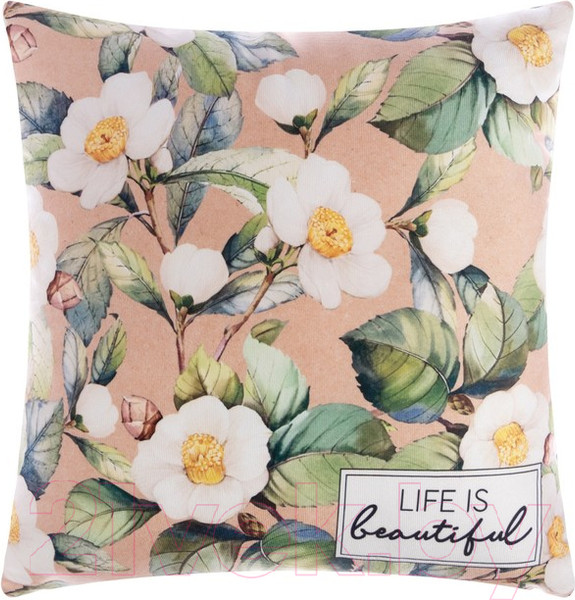 Изображение товара Подушка декоративная Этель Life is beautiful / 7516079