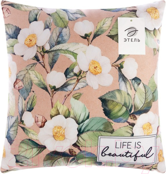 Изображение товара Подушка декоративная Этель Life is beautiful / 7516079