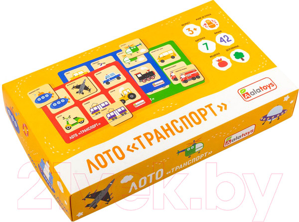 Изображение товара Развивающая игра Alatoys Лото Транспорт / ЛТ13