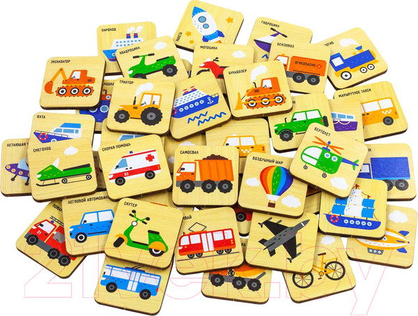 Изображение товара Развивающая игра Alatoys Лото Транспорт / ЛТ13
