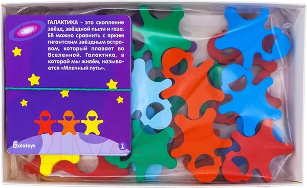 Изображение товара Развивающая игрушка Alatoys Балансир-башня Космонавты / БШ01