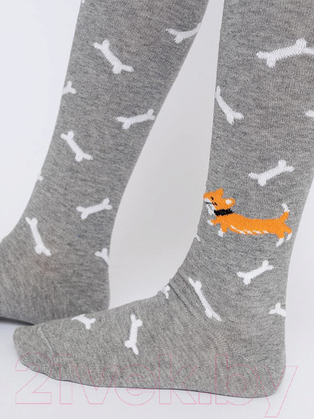 Изображение товара Колготки детские Mark Formelle 700K-1892 (р-р 128-134, серый меланж)