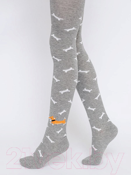 Изображение товара Колготки детские Mark Formelle 700K-1892 (р-р 128-134, серый меланж)