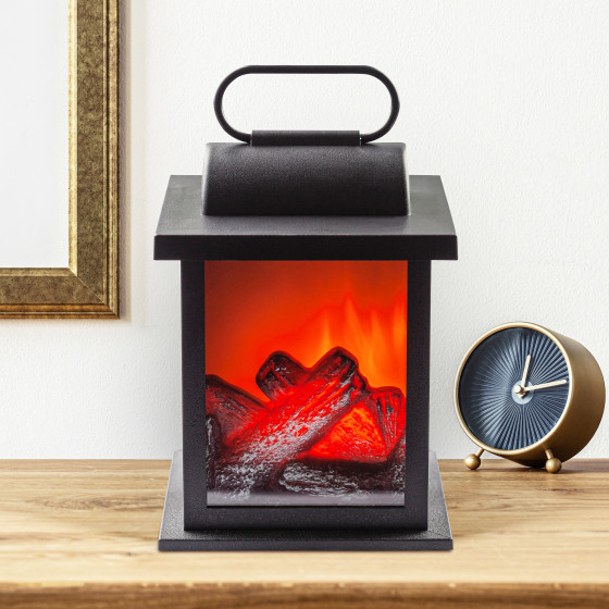 Изображение товара Световая фигурка ЭРА ЕGNIK-24 камин 2 LED / Б0051946