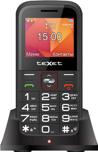 Изображение товара Мобильный телефон Texet TM-B418 (черный)