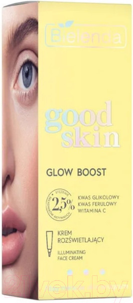 Изображение товара Крем для лица Bielenda Good Skin Glow Boost с гликолевой кислотой витамином С  (50мл)